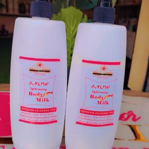 Snow white body milk